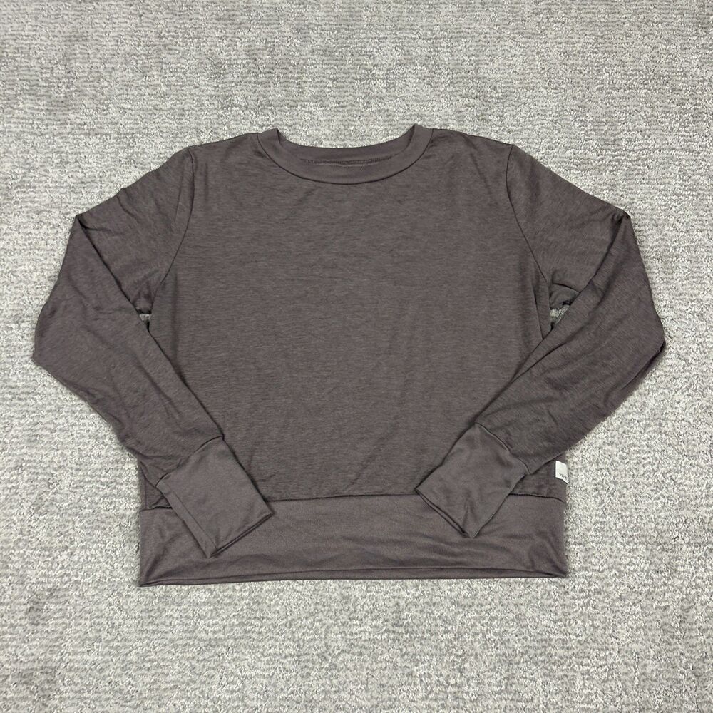 Vuori Daydream Crew Shirt Womens XS Brown Purple Athleisure Top VW133